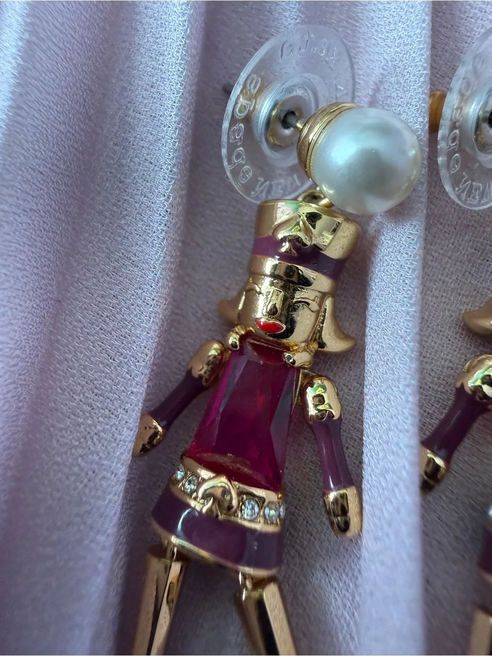 Kate Spade Oh What Fun Nutcracker Earrings
